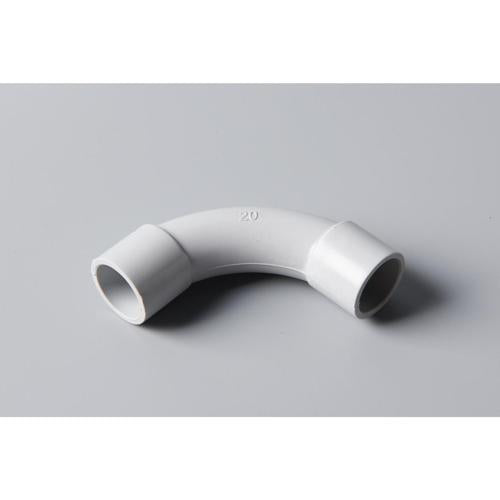 CONDUIT PLAIN BEND 25mm 90DEG GREY