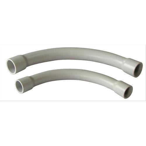 CONDUIT SWEEP BEND 20mm 90DEG GREY