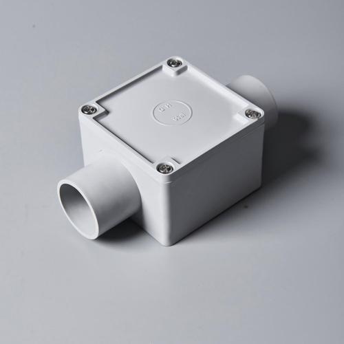 CONDUIT JUNCTION BOX 2-WAY 32mm GREY