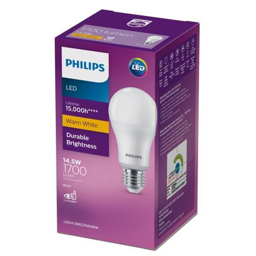 Philips LED Bulb 14.5 Watt 1700 Lumen E27 Warm White Frosted