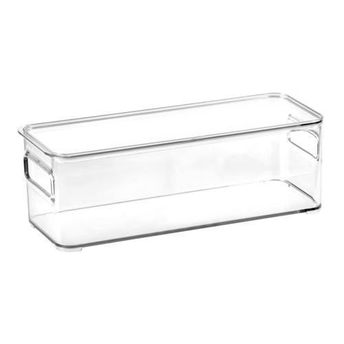 Nouveau Storage Bin With Lid 310 X 105mm Clear