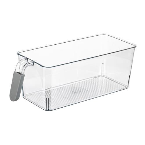 Nouveau Storage Bin With Soft-Grip Handle 3L Clear