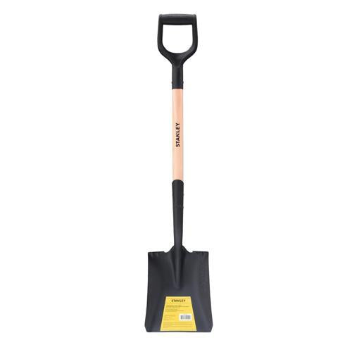 Stanley Carbon Steel D-Handle Square Mouth Shovel