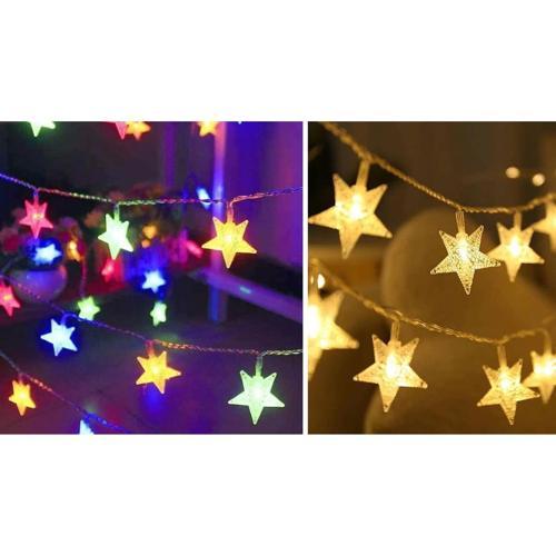 Southern Lights 200 Led Star Solar String Lights Multicolour Or Warm White