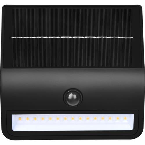 Vectral Solar Security Wall Light - Sensor 300lumens Black