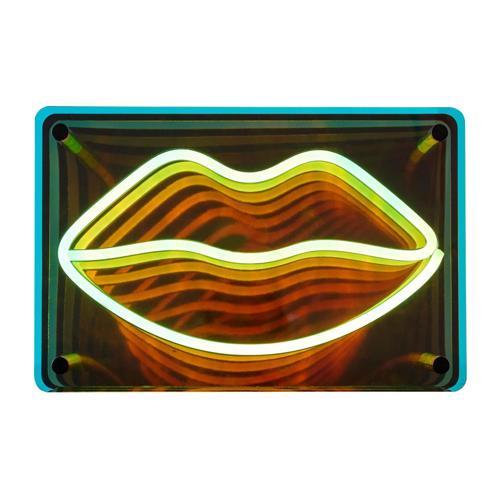 Orbit Neon Infinity Mirror Lips