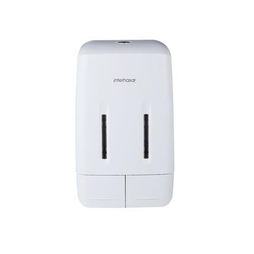 Nouveau Soap Dispenser Double 2 X 500mL White