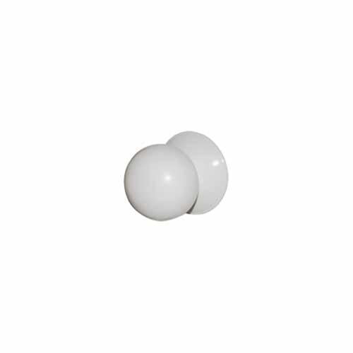 Sylvan Passage Door Knob Set White
