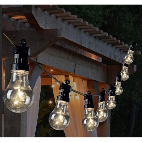 Nouveau Festoon Bistro Lights 40 Solar 19.5m Warm White