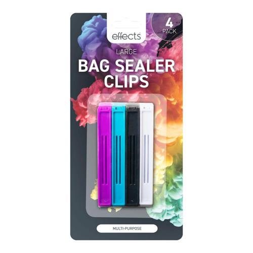 Effects Bag Sealer Clips Large Assorted 4 Pack
