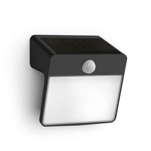 Philips Yarixa LED Solar Wall Light 2.2W Black