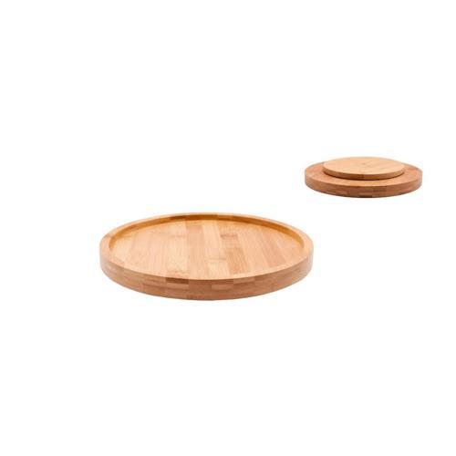 Nouveau Turntable Plate Bamboo 23 X 3.2cm