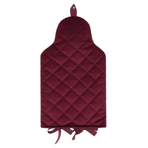 Nouveau Hot Water Bottle Quilted Cover 1.9l Red Plum