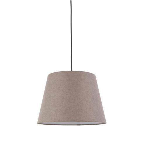TAP FABRIC LAMP SHADE 350mm MOCHA