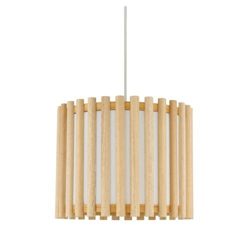 Nouveau Lamp Shade 295 X 240mm/60 Watt Natural & White