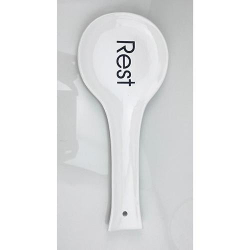 Nouveau Spoon Rest Ceramic White