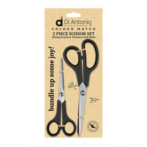 Di Antonio Scissor Set 2 Piece Black