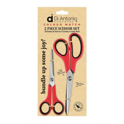 Di Antonio Scissor Set 2 Piece Red