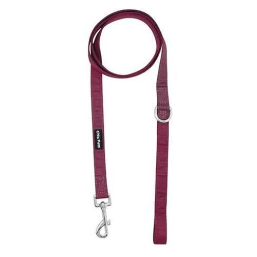 Chic Pets City Classic Dog Lead Plum S