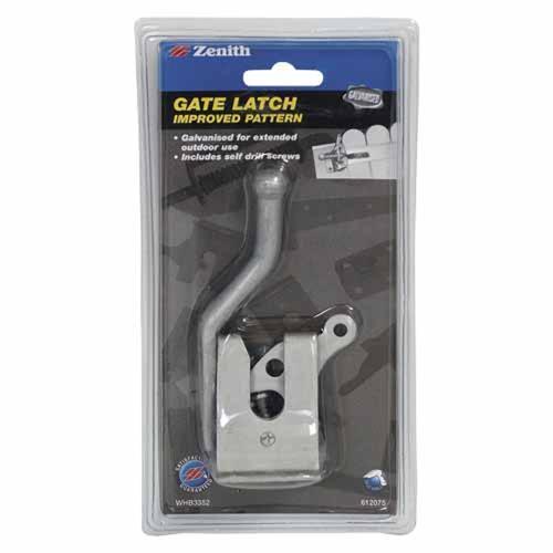 Zenith Improved Pattern Gate Latch Galvanised