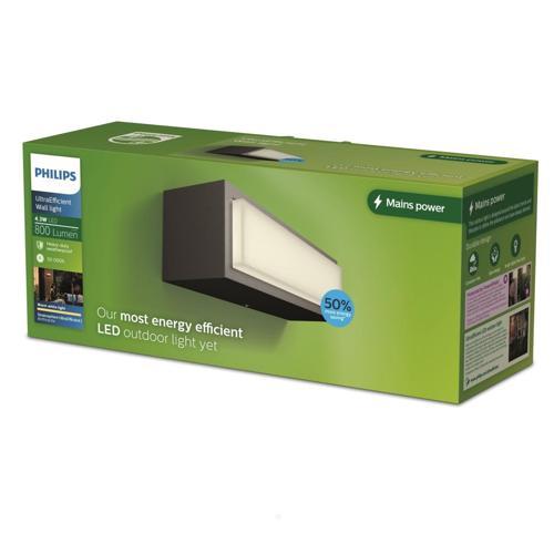 Philips Wall Light Ultra Efficient 800 Lumens 4.3 Watts Warm White 9.29E+11