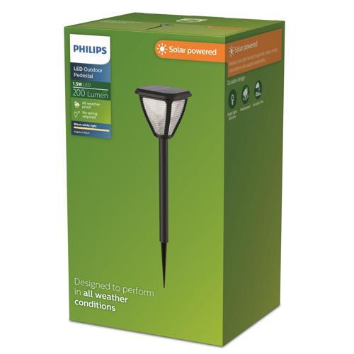 Philips Pedestal Solar 200 Lumens 1.5 Watts Warm White 9.29E+11