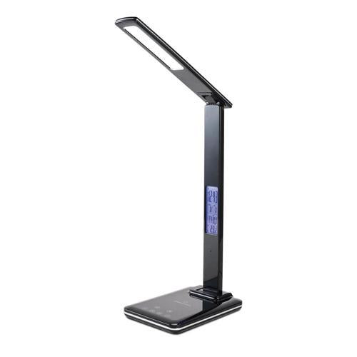 Orbit Lighting Flip Desk Lamp 15W Wireless Charging - Black