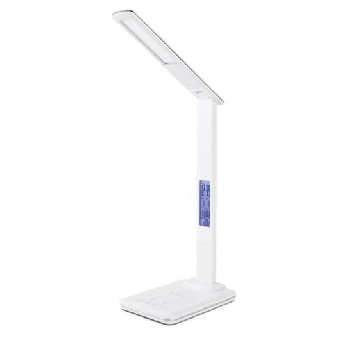 Orbit Lighting Flip Desk Lamp 15W Wireless Charging - White