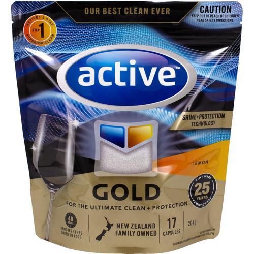 Active Gold Capsules 17s Lemon