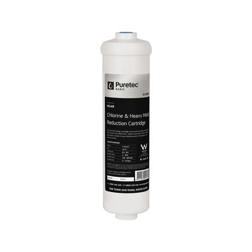 Puretec Inline IN149 Water Filter Cartridge 10 Inch White