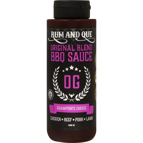 Rum And Que Original Blend BBQ Sauce 640g