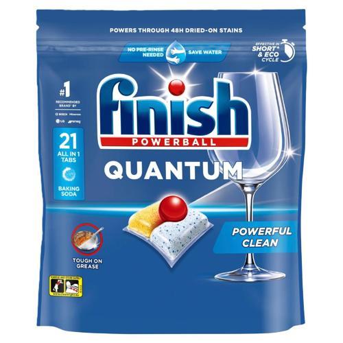 DISHWASHING TABLETS QUANTUM 21PK FINISH Pack of 21