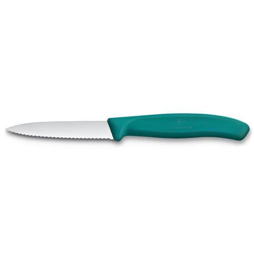 PARING KNIFE WAVY 8cm GREEN VICTX