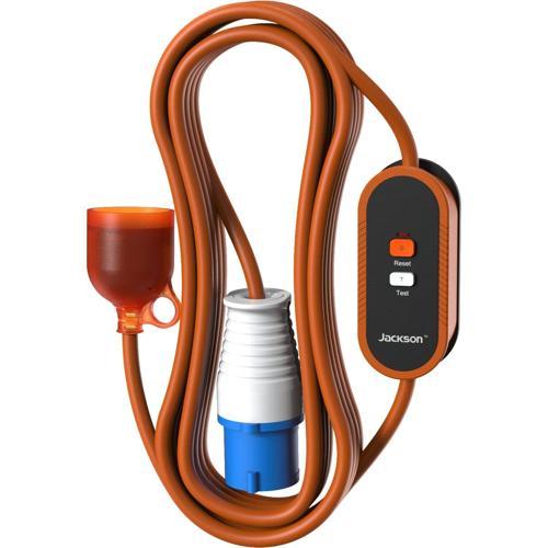 RCD Camp Plug Inline Cord 15M Jackson