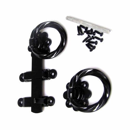Gartner Gate Latch Ring 150mm Black