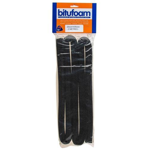 Bitufoam Sealant Foam 25 X 25mm X 2m Black