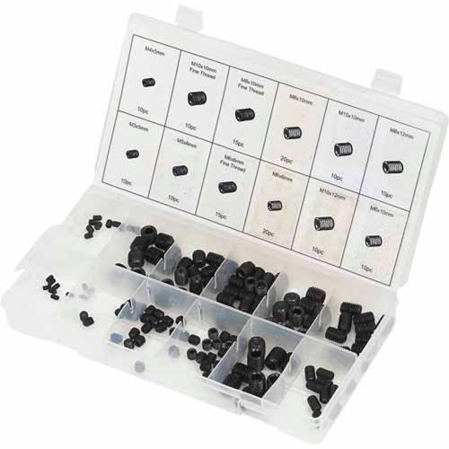 Swordfish Grub Screw Assortment 150 Piece Pack of 150