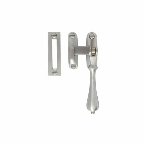 Windsor Casement Fastener - Teardrop Satin Chrome Finish
