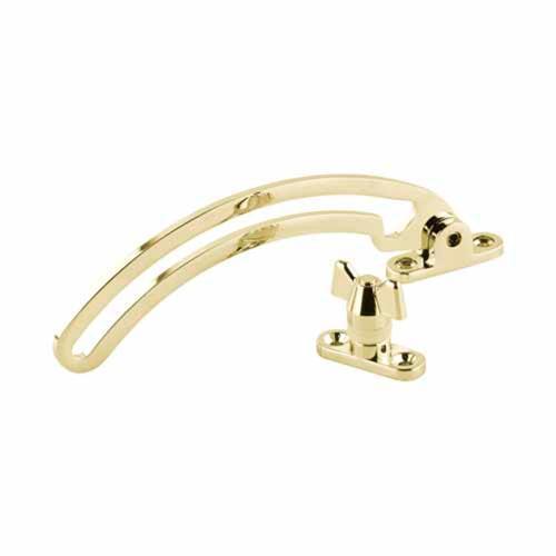 Jaeco Quadrant Window Stay 157mm Brass Finish