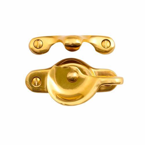 Windsor Sash Fastener Polished Brass Finish