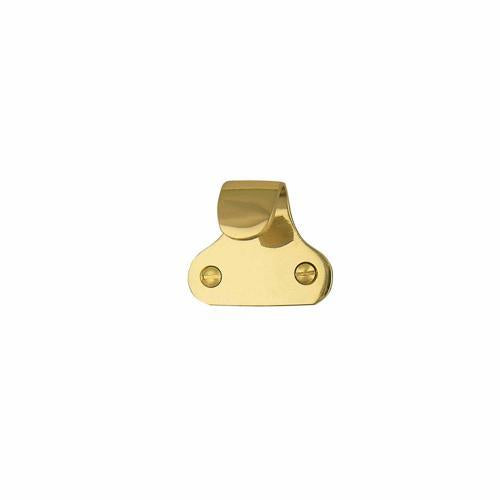 Windsor Sash Lift - Hook 50 X 25mm O/A - 30mm Pj Polished Brass Finish