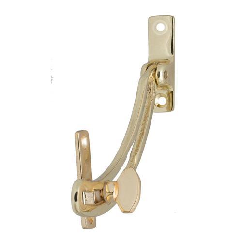 Miles Nelson Quadrant Stay 53mm Brass