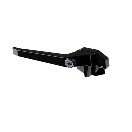 Yale Window Handle Locking Wedgeless Left-Hand Face Fix 107mm Black 107mm Black