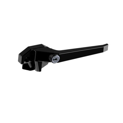 Yale Window Handle Locking Wedgeless Right-Hand Face Fix 107mm Black 107mm Black