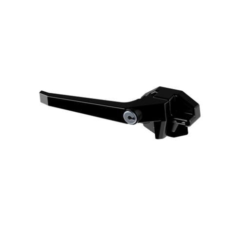 Yale Window Handle Locking Wedgeless Left-Hand Sub Fix 107mm Black 107mm Black