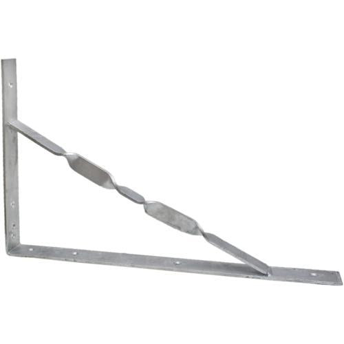 Carinya Twisted Stayed Angle Bracket Galvanised 500 X 300 X 40mm Galvanised