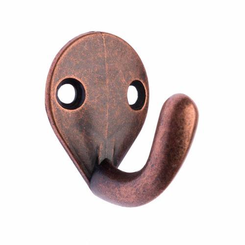 Zenith Single Robe Hook 35mm Florentine Bronze Pack of 2