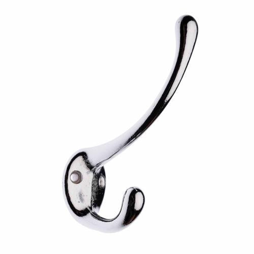 Zenith Narrow Style Hat & Coat Hook 55mm Chrome Plated