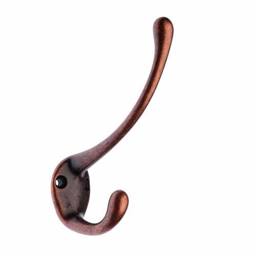 Zenith Narrow Style Hat & Coat Hook 55mm Florentine Bronze