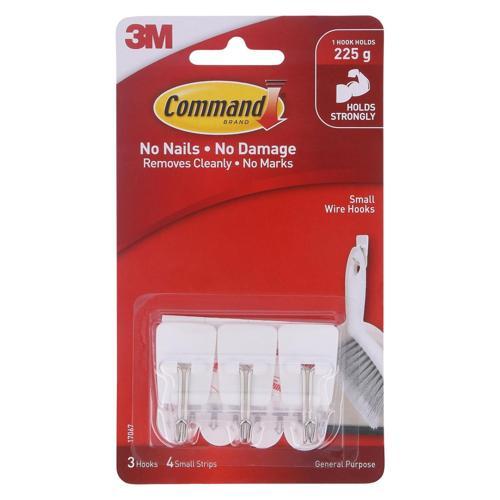 Command Utensil Hooks Small White Pack of 3